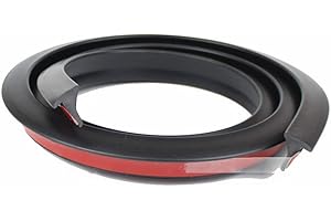 Voiture Roue Sourcils Protection, MoreChioce Longueur 1.5M Protection Sourcils Roue Voiture Strip Universal Car Auto Fender (Noir Caoutchouc)