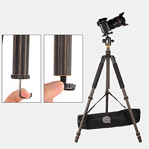 Asequible Andoer® QZSD Q999C Trípode Monopie de Cámara Profesional de
Fibra de Carbono Portable Cambiable Desmontable de Viaje para
Videocámara Sony DSLR Cámara SLR Revisión