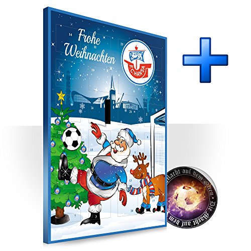 Preisvergleich Produktbild FC Hansa Rostock Kalender, Adventskalender, Weihnachtskalender - Fairtrade-zertifiziert