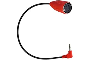 LOKEKE Câble MIDI DIN 5 broches, MIDI DIN 5 broches mâle vers TRS mâle de 3,5 mm avec prise jack audio à 90 degrés pour haut-parleur de clavier MIDI (M T M, rouge)