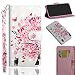 Produktbild HopMore Xiaomi Redmi 6 Pro Leder Hülle mit Kartenfach Klappbar Mandala Design Muster Silikon Bumper Ledertasche Magnetverschluss Redmi 6 Pro Handyhülle Standfunktion Holster Stoßfest Schutzhülle Tasche Schale Cover Case - Katze und Baum