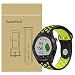 Produktbild LvBU Sport Silikon Classic Ersatz Uhrenarmband Für Garmin Approach S40 (Schwarz+Gelb)