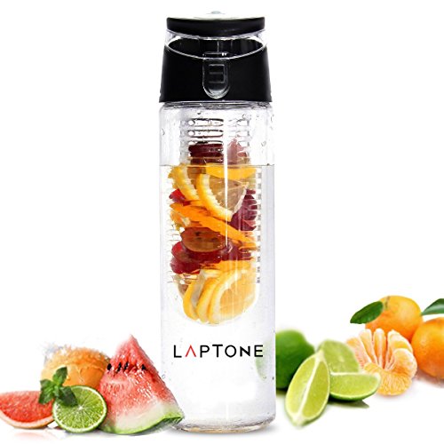 Laptone Trinkflasche für Fruchtschorlen, 750 ml, verschiedene Farben erhältlich, BPA-frei - 2