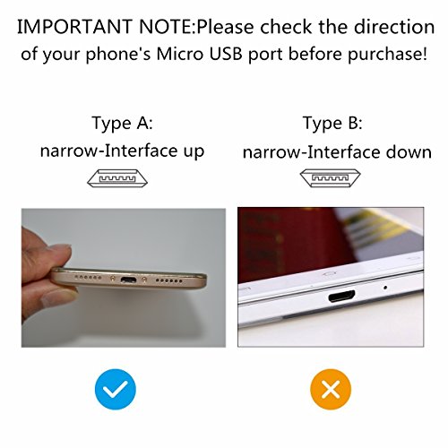 Android Qi Wireless Charging Receiver- M  dulo de carga r  pida de WOODHEART para la galaxia S4   S5   S6   J7 de Samsung  nota 2 3 4 5 6   7and Otro Micro-USB tel  fono elegante androide