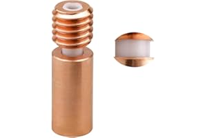 POLISI3D Upgrade Ceramic Core High Flow Bimaterial Heatbreak Feeding Tube kompatibel mit Creality K1, K1 MAX, CR10 SE, Ender 3 V3 KE, Ender3 V3 SE und S1 Pro 3D Drucker und Sprite Extruder