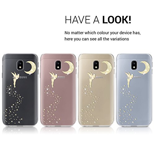 kwmobile Funda para Samsung Galaxy J3 2017 DUOS - Carcasa Protectora de TPU con dise o de Hada Brillante en Dorado Transparente reviews kwmobile Funda para Samsung Galaxy J3 2017 DUOS - Carcasa Protectora de TPU con dise o de Hada Brillante en Dorado Transparente