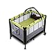 Bable Baby Bed Travel Cot Baby Playpen Play Yard with Play Mat and Hanging Toys (100X70x76cm)
