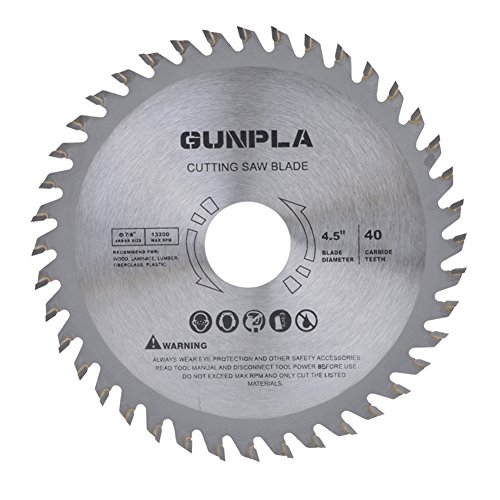 Disco de TCT Sierra Circular para Madera Contrachapada 115 mm x 22 mm 40 Dientes