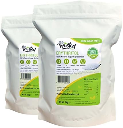 BTF Erythritol 2kg - ZERO Calorie 100% Natural Sugar Replacement