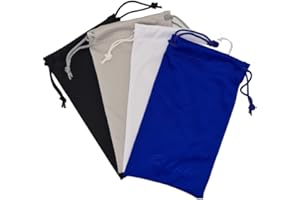 Ed Hicks 4pcs Premium Microfibre Glasses Pouch Sunglasses Soft Case Cloth Bag
