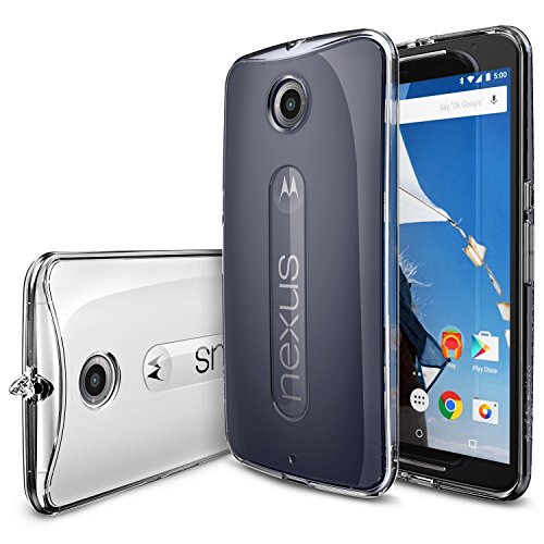 Nexus 6 Funda - Ringke FUSION    Todo Nuevo Polvo Tapa Libre   Ca  da Protecci  n     Protector de Pantalla Gratuito  CRYSTAL VIEW  Prima Crystal Clear Back Absorci  n de Choque de Parachoques del Funda Duro con Protecci  n de Pantalla HD Gratis para Google Motorola Nexus 6  No para Huawei Nexus 6P 2015  - Eco DIY Paquete