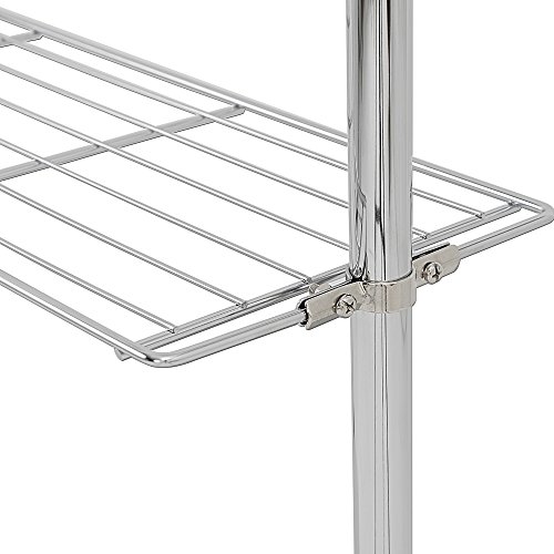 Badregal – Teleskopregal mit 4 Ablageböden – höhenverstellbar von 180 – 270 cm - 2