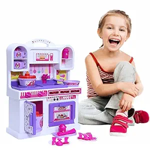 Toyzone Kids Kitchen Set for Girls Big Size Girls Toy Doll Kitchen Set Make in India