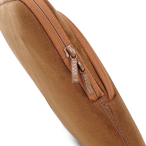 Coodio® Universal 11.6 Zoll Laptophülle + Zubehör Tasche für Apple Macbook Air 11, Chromebook 11 (Fit all 11.6 inch ultrabook laptop notebook) – Farbe Tan - 7