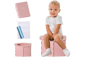 SHENGOU Składany nocnik dla dzieci, nocnik dla dzieci w podróży, przenośna toaleta dla dzieci, doniczka do WC dla dzieci