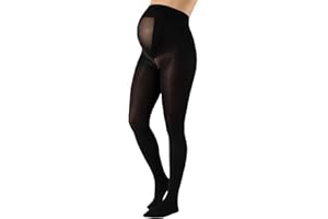 CALZITALY Dla kobiet w ciąży Kobiety Calzitaly Moderskapsstrumpbyxor Av Mikrofiber | Ogenomskinliga Graviditetsstrumpbyxor | S, M, L, Xl | 100 Den | Tillverkad I Italien (1 w zestawie)