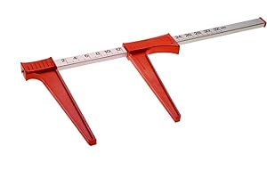 JARDIAFFAIRES Pied à coulisse aluminium et plastique compatible avec Bahco 32mm