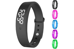 Ranjima Vibrerande väckarklocka, armband, vibrationslarm påminnelseklocka, tyst vibrerande larm påminnelseklocka med timer oc