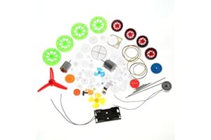 FTVOGUE Zahnradsätze Spielzeugauto DIY Zubehör Motoren Schnecken Riemen Buchsen Riemenscheiben Zahnräder Sortiment Set