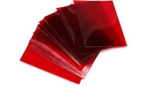 Othmro Pack de 12 DIY Filtre Rouge Papier Fabrication de Lunettes Style 3D Rouge Bleu 3D Film Lunettes de Jeu Lunettes 3D Cadre Lentilles en Résine Blanche pour 3D TV Cinéma Home Films