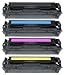 Produktbild 4x Eurotone Toner Cartridge 716 Set für Canon LBP 5050 N 5050N / MF 8030 8040 8050 8080 - EP 716BK 716C 716M 716Y kompatibel