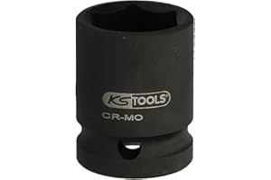 KS Tools 515.1741 Bussola Esagonale per Avvitatori ad Impulsi, Corta, 41 mm, 1"