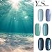 Y&S 8ml Soak Off Gel Nail Polish Ocean Blue Sets UV LED Nail Gel Polish Kit (pack of 6)