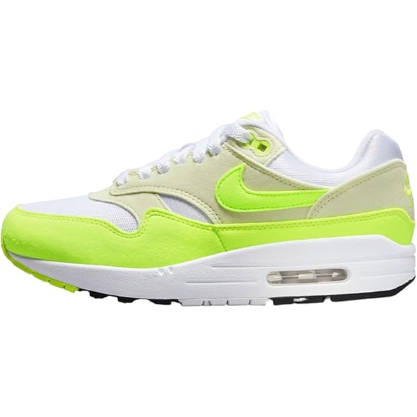 nike air max 90 white volt green glow