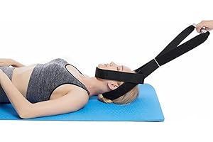 GRISHA Neck Stretcher Strap,Neck Support belt,Spine Decompression Tool, Cervical Traction Device for Physical Therapy and Chiropractic Care (A)