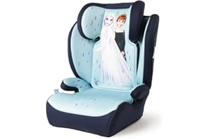 Tataway Disney Frozen i-Size, Seggiolino auto bambini 15-36 kg (3,5-12 anni), 100-150 cm, Gruppo 2/3, si installa con cintura a 3 punti, azzurro