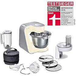 Bosch MUM58920 Machine Compacte pour Cuisine Vanille/Argent