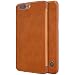 Produktbild OnePlus 5 Hülle,SMTR Hochwertigem Qualität Leder Flip Case / Hülle / Tasche Schutzhülle,Für OnePlus 5 (Ultra Slim Serie,braun)