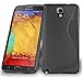 Produktbild Cadorabo DE-105298 Samsung Galaxy Note 3 Handyhülle aus flexiblem TPU Silikon im S-Line Design Schwarz