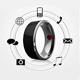 KEMANDUO Anello da 54 Mm Universale in Titanio Impermeabile per Smart Ring per iOS - Anello Intelligente - Lord of The Rings 