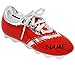 Produktbild Unbekannt 3-D Effekt _ Spardose -  Fußballschuh / Sportschuh - Schuh - rot  - incl. Name - mit echten Schnürsenkel ! - stabile Sparbüchse aus Porzellan / Keramik - Fu..