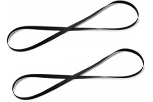 AFCJLTO 2X Ersatzriemen für Plattenspieler: 20 cm, hochwertiges Gummi für störungsfreies Abspielen, Recorder & Phonograph Gürtel für Verschiedene Modelle, perfekte Klangqualität und Musikgenuss