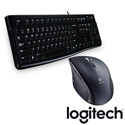Preisvergleich Produktbild Logitech M705 Laser-Maus schnurlos schwarz / grau (Laser-Maus / inkl. Tastatur)