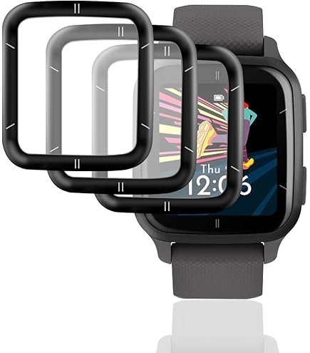 Pellicola Protettiva Per Garmin Venu Sq - 4 Pezzi Flessibili E Trasparenti - Foto 2