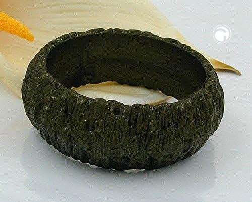 Jewelry Bracelets Bangle bark 87x28 olive 87x28mm