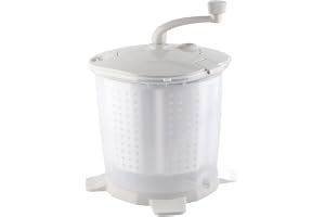 Asixxsix Mini Bärbar Tvättmaskin, Multifunktionell Manuell Tvätmaskin 1200 Rpm Underklyder Tvättmaskin med Uttorkningskorg Fer Hemmets Sovsal Lyngenhet Rv