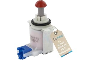 DL-pro Solenoid Valve Drain Valve for Water Bag in Dishwasher/Error E19/Suitable for Bosch 631199 00631199 Neff Gaggenau Küpp