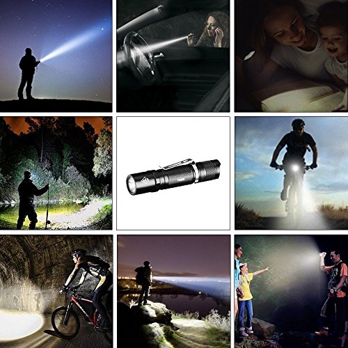 Superhelle Mini Taschenlampe, CREE LED Mini Taschenlampe IPX8 Wasserdicht Mini-Taschenlampe, 500 Lumen mit 5 Modus EDC Mini Handlampe LED Camping Handlampe Geeignet für AA oder 14500 Akku (Nicht Enthalten), TG06 Upgrade Version (TG06S) - 7