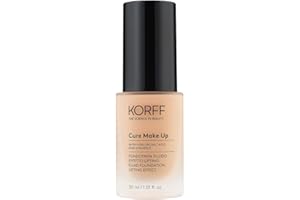 Korff Fondotinta Fluido Effetto Lifting, Formula Anti-età con Acido Ialuronico, Texture setosa 06, 30 ml