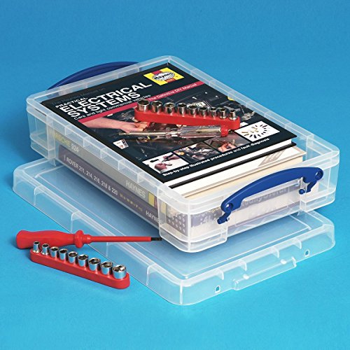 3 x Really Useful Box Aufbewahrungsbox 4,0 Liter – für A4 Papier – transparent - 2
