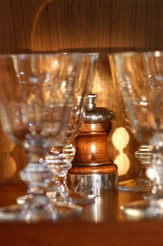 Peugeot 19570 Palace Pfeffermühle Holz, 5,2 x 5,2 x 10 cm, versilbert - 2