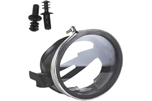 HUSHUI Máscara de Buceo, máscara de Buceo antiniebla, Gafas de Buceo, máscara de Buceo de Rescate subacuático para Adultos