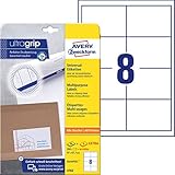 avery zweckform 3422 Staufreies Drucken auf allen gängigen Druckern garantiert und vom TÜV bestätigt. Dabei entsteht ein klares Druckbild ohne Verwischen