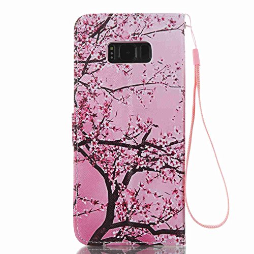 Galaxy-S8-Plus-Case-Shock-AbsorptionPU-Leather-Flip-Cover-for-Samsung-Galaxy-S8-Plus-Luxury-Wallet-Flip-Case-Cover-with-Card-Slots-Stand-Function-Magnetic-Closure-Pink-rose