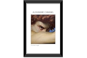 LABORATORIO 102 Quadro Alexandre Cabanel L’Angelo Caduto (20x30 cm) Arte Contemporanea - Stampa Fotografica da Parete con Cornice inclusa - Poster Moderno Pronto da Appendere