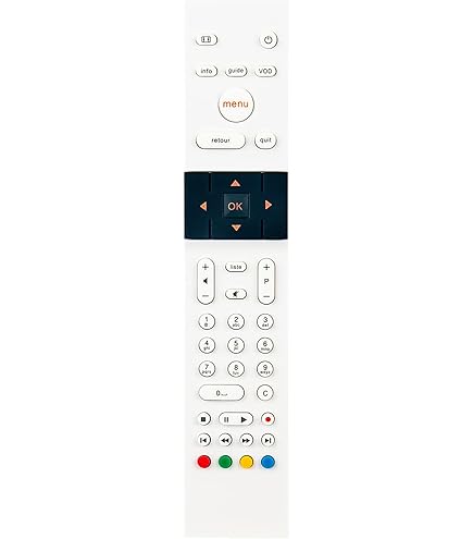 Télécommande Vocale Orange Pour Décodeur TV – Neuve, Compatibilité UHD 4K